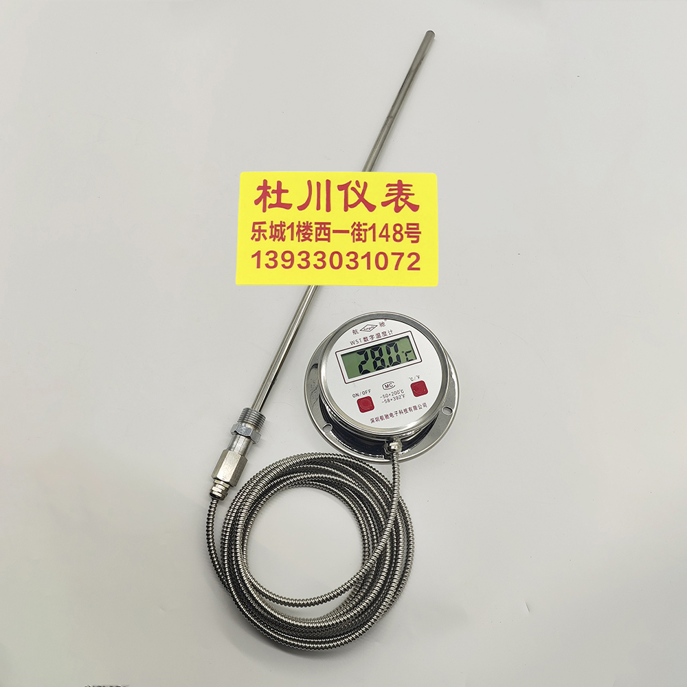 深圳航馳電池不銹鋼數(shù)顯溫度計，3米線，桿長450mm，.jpg